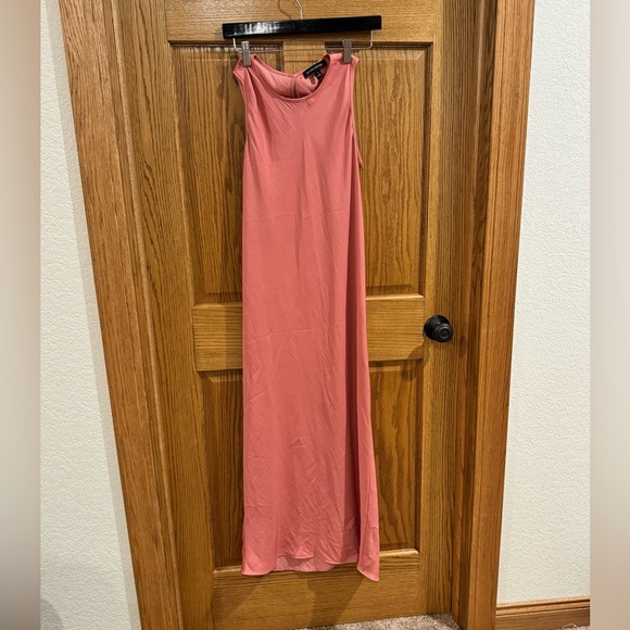 Banana Republic Bias Cut Midi Dress in Adventurine Pink - Picture 3 of 4